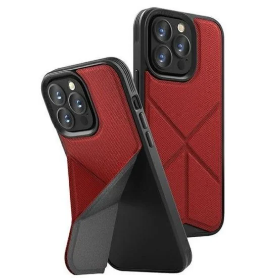 Cover Iphone 12 Pro Max  Hybrid Transforma Uniq - Red